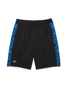 Short Lacoste Contrast Print Negro Gh9378c31 | Ofertas de pádel